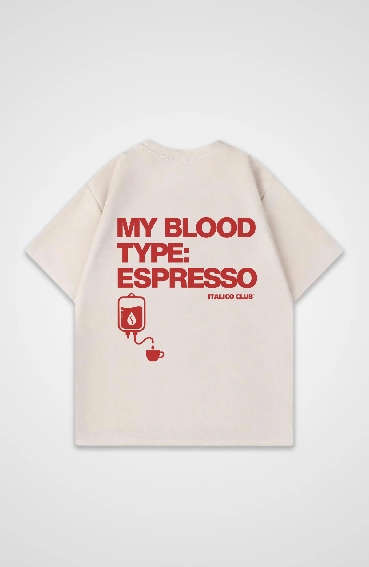 Blood Type Espresso Oversized shirt