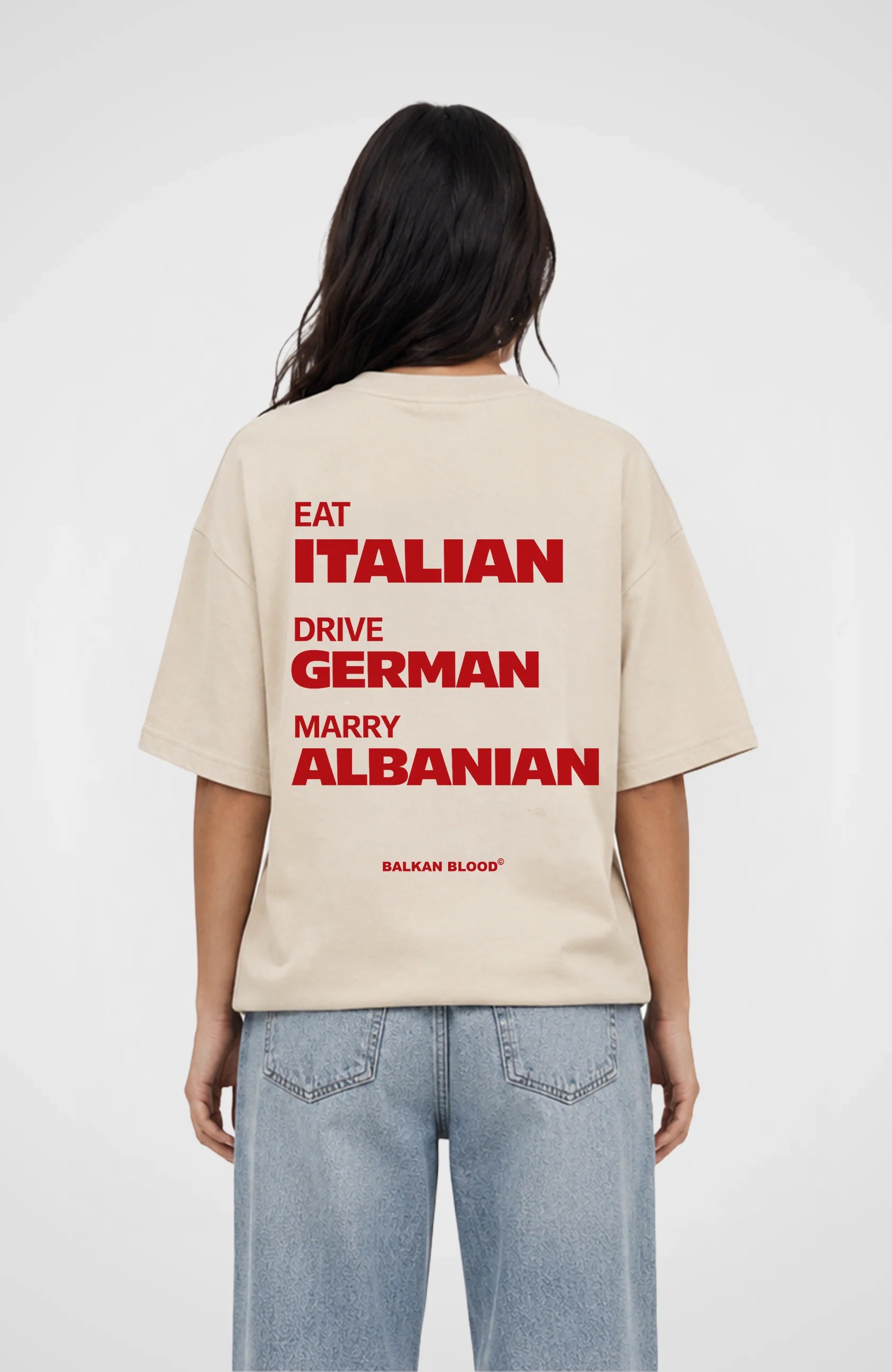 Eat drive marry Oversized Shirt