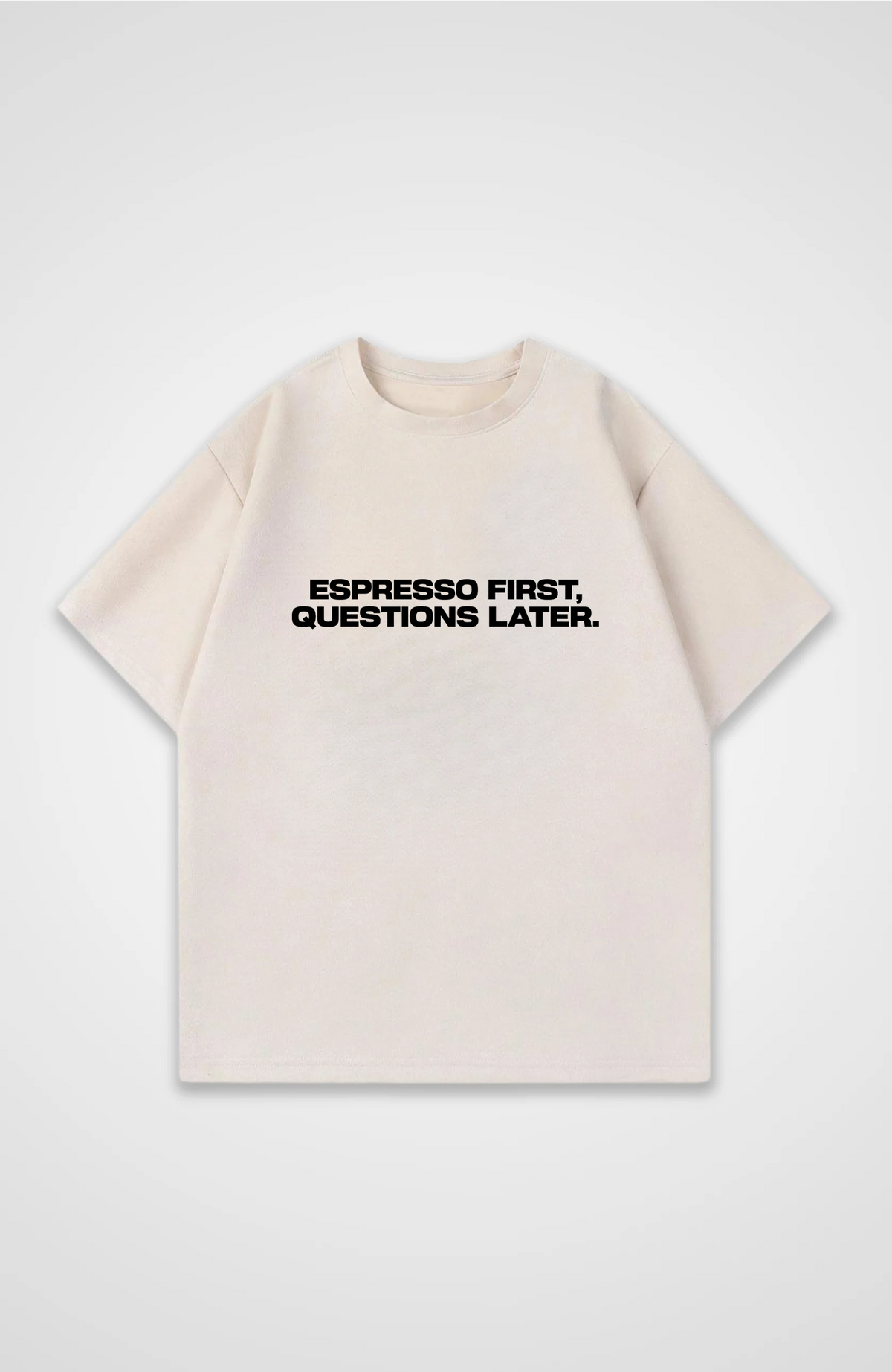 Espresso first Oversized shirt