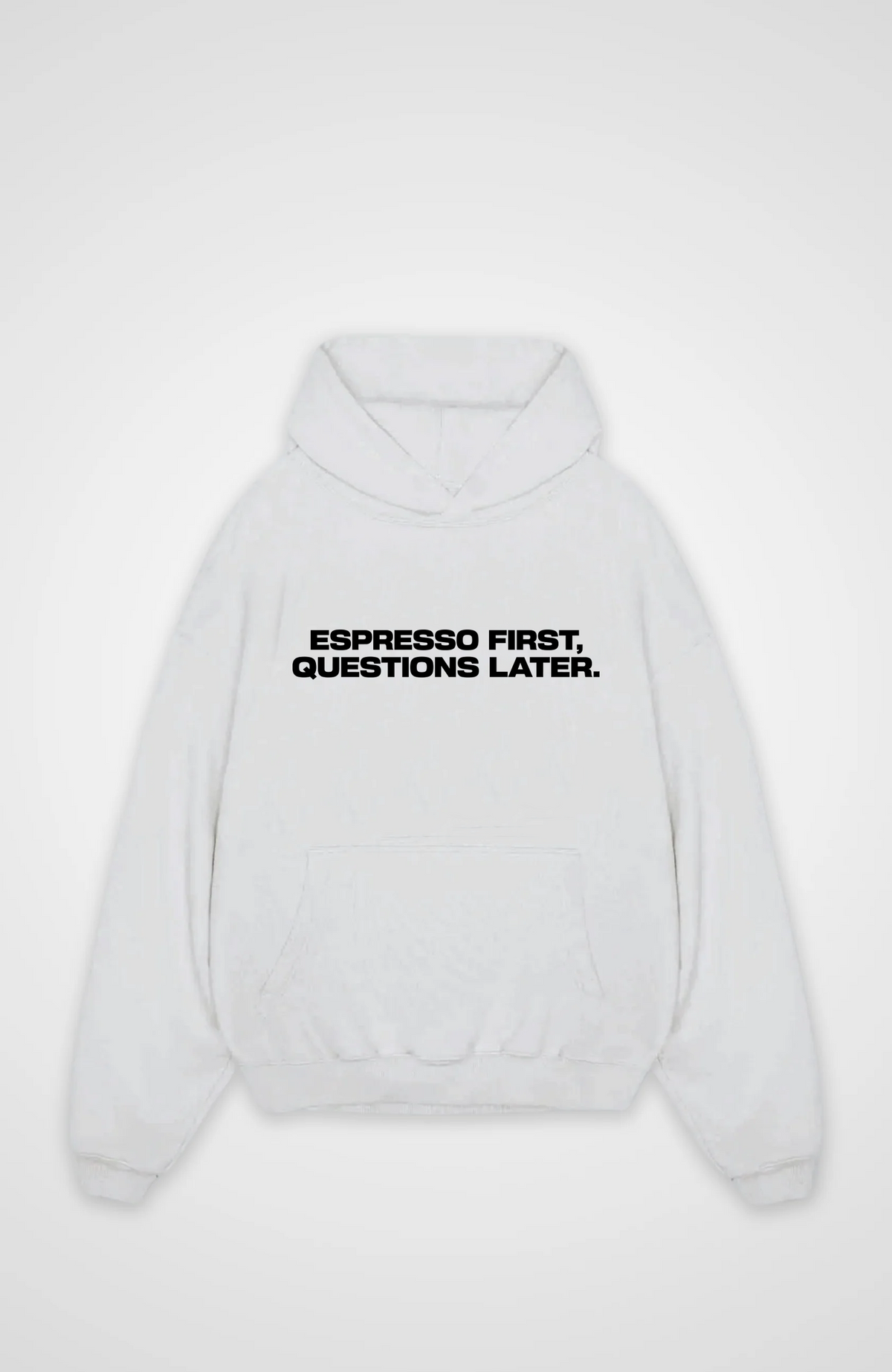 Espresso first Oversized hoodie