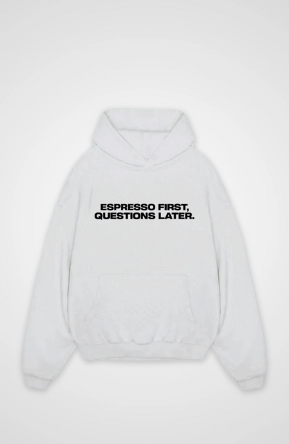 Espresso first Oversized hoodie