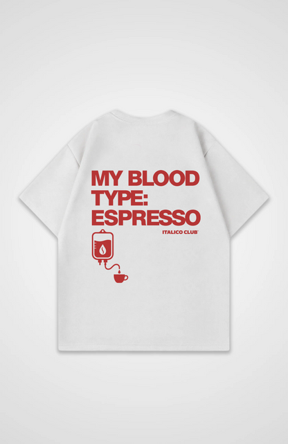 Blood Type Espresso Oversized shirt