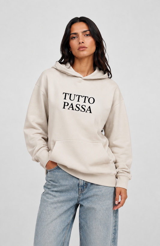 Tutto passa Oversized hoodie