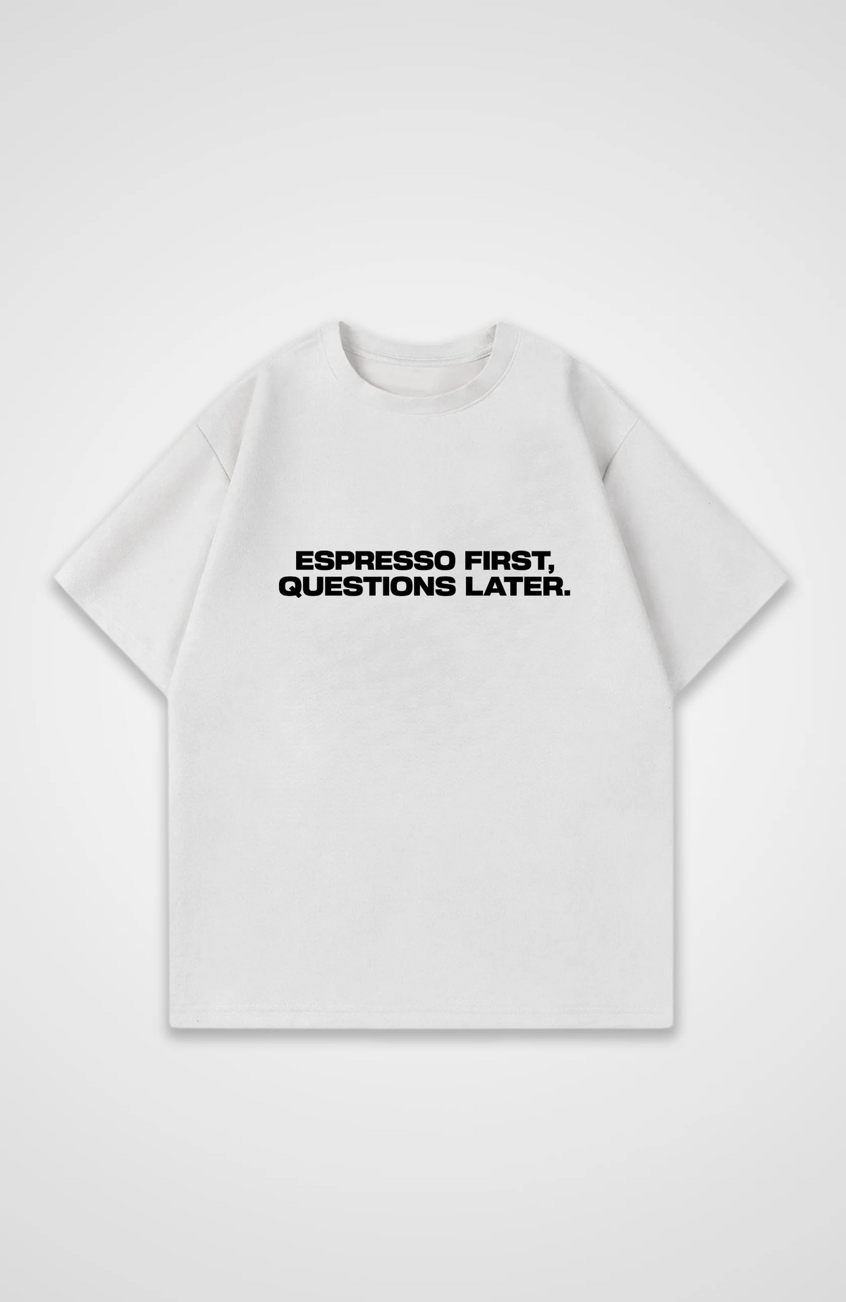 Espresso first Oversized shirt