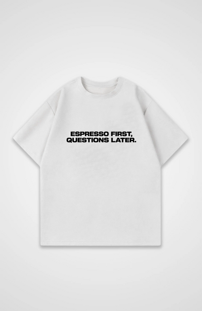 Espresso first Oversized shirt