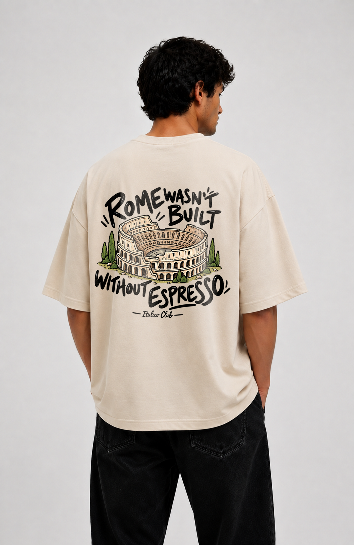 Rome without Espresso Oversized shirt