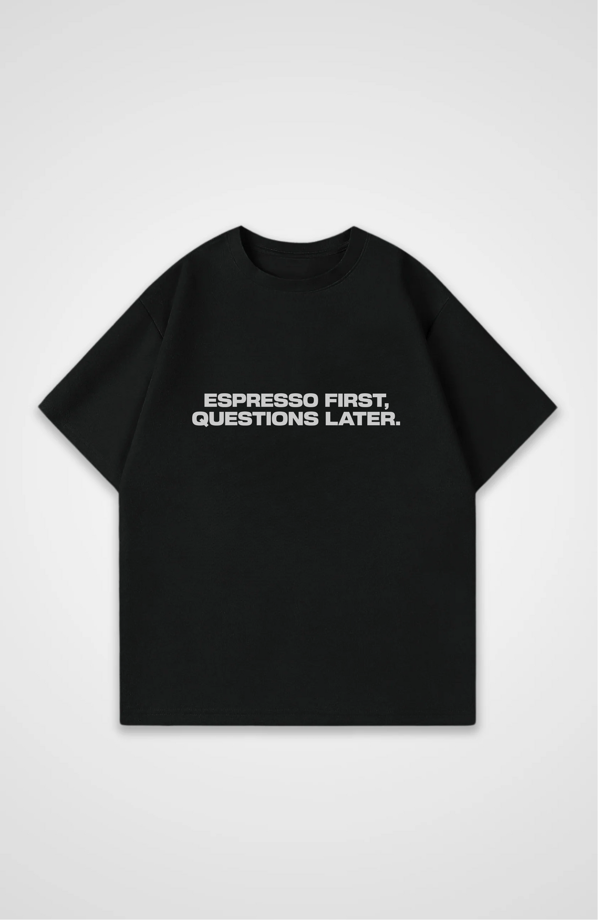 Espresso first Oversized shirt