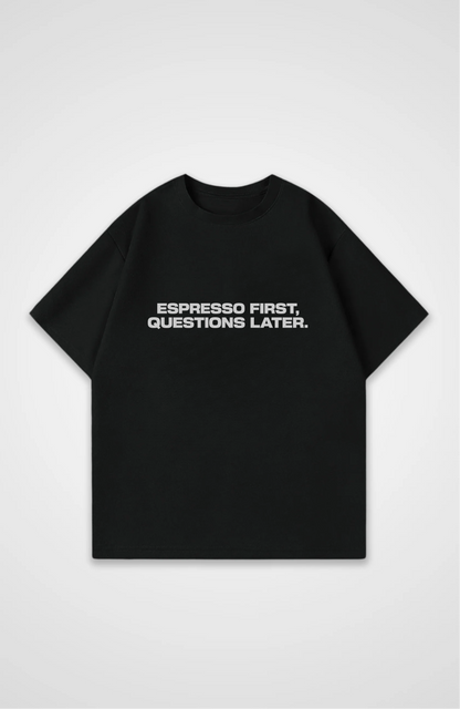 Espresso first Oversized shirt
