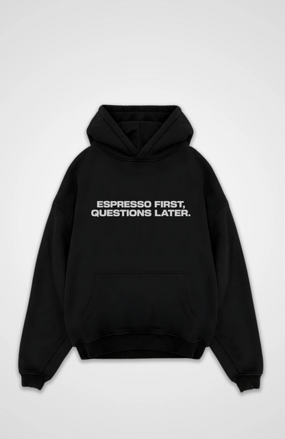 Espresso first Oversized hoodie