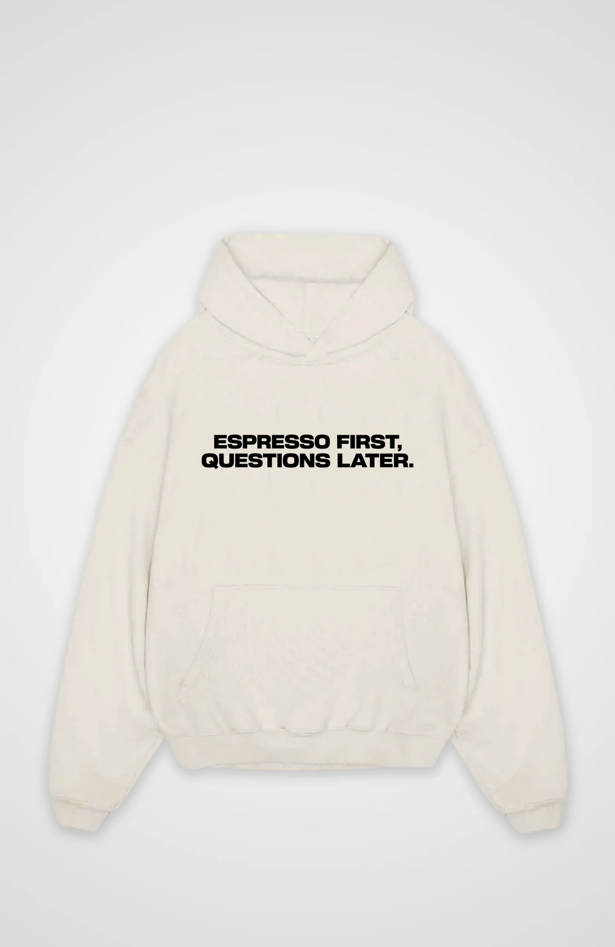 Espresso first Oversized hoodie