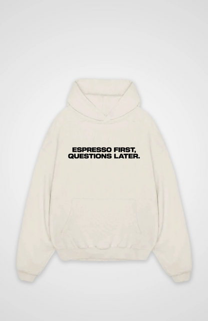 Espresso first Oversized hoodie