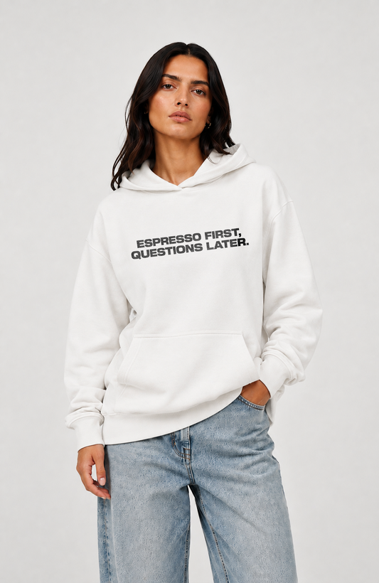 Espresso first Oversized hoodie