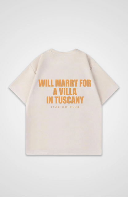 Marry for villa tuscany Oversized shirt