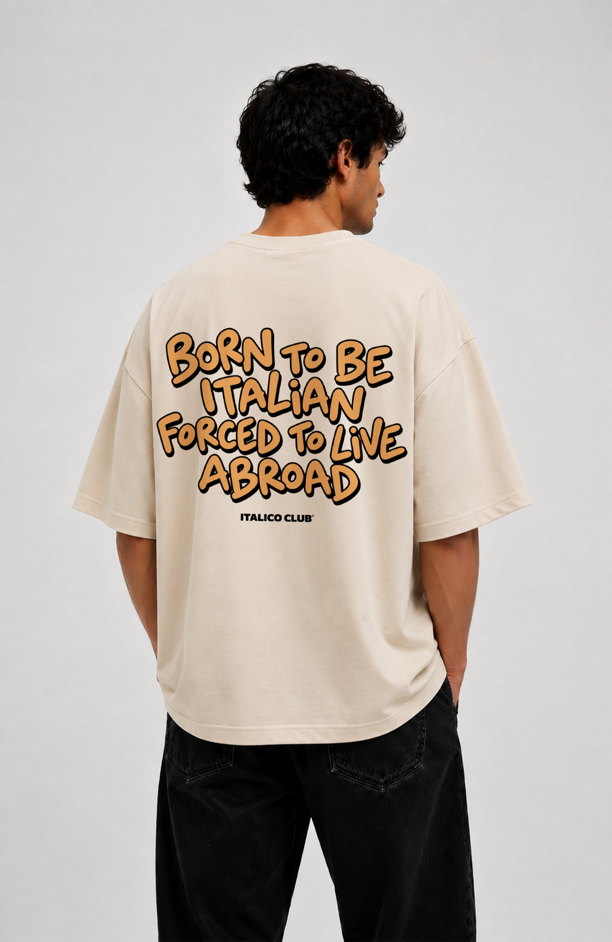 Born to be italian Oversized shirt