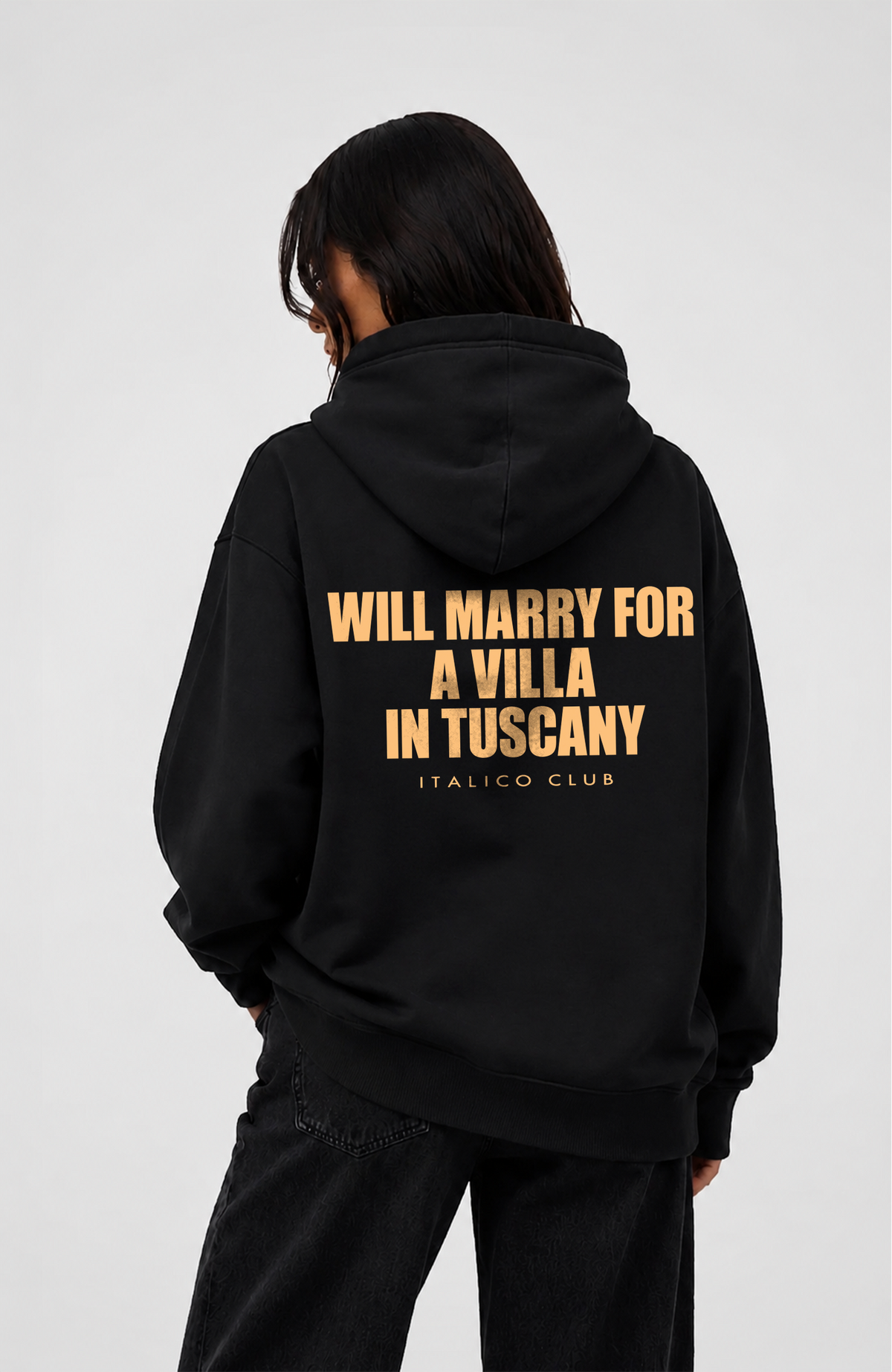 Marry for villa tuscany Oversized hoodie
