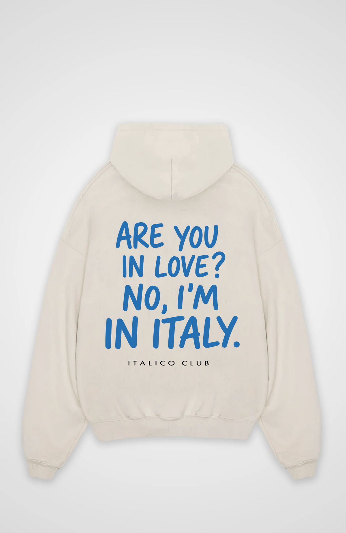 I am in italy Oversized hoodie