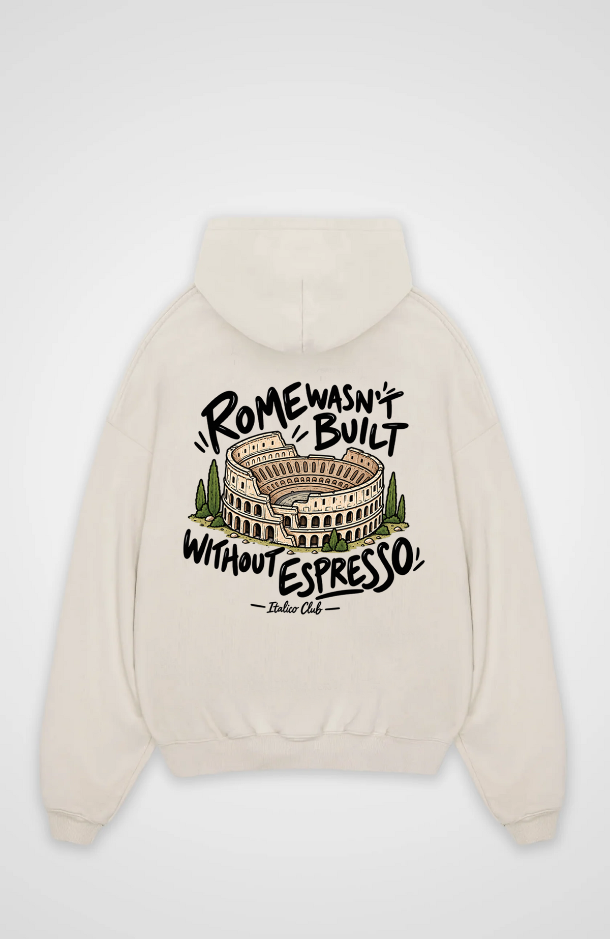 Rome without Espresso Oversized hoodie