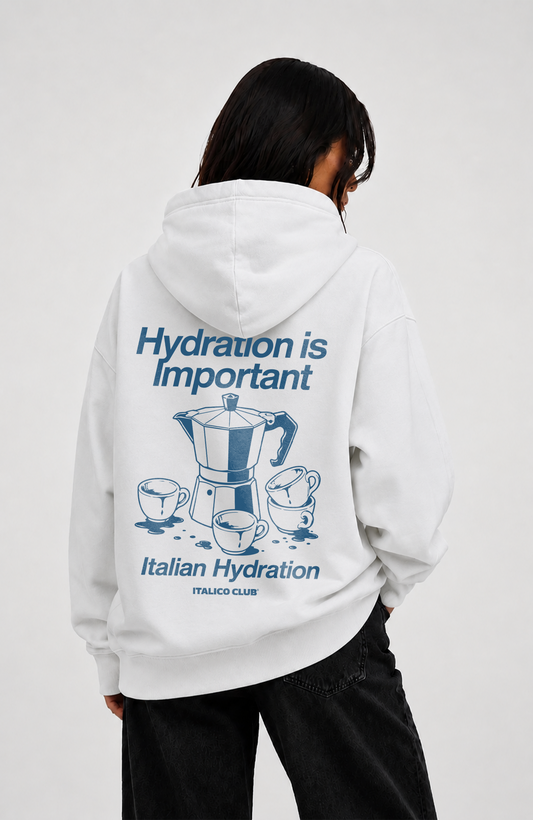 Italian hydration Oversized hoodie