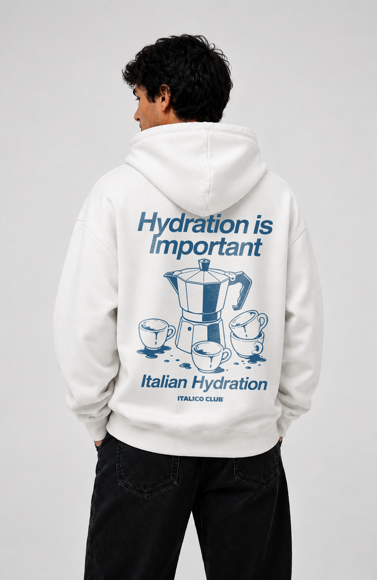 Italian hydration Oversized hoodie