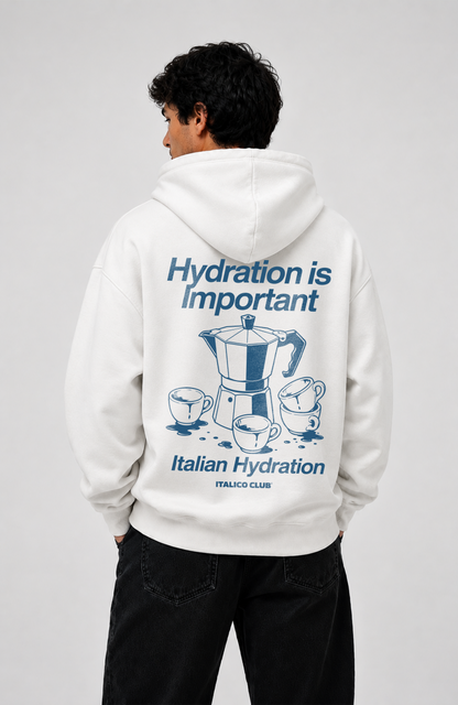 Italian hydration Oversized hoodie