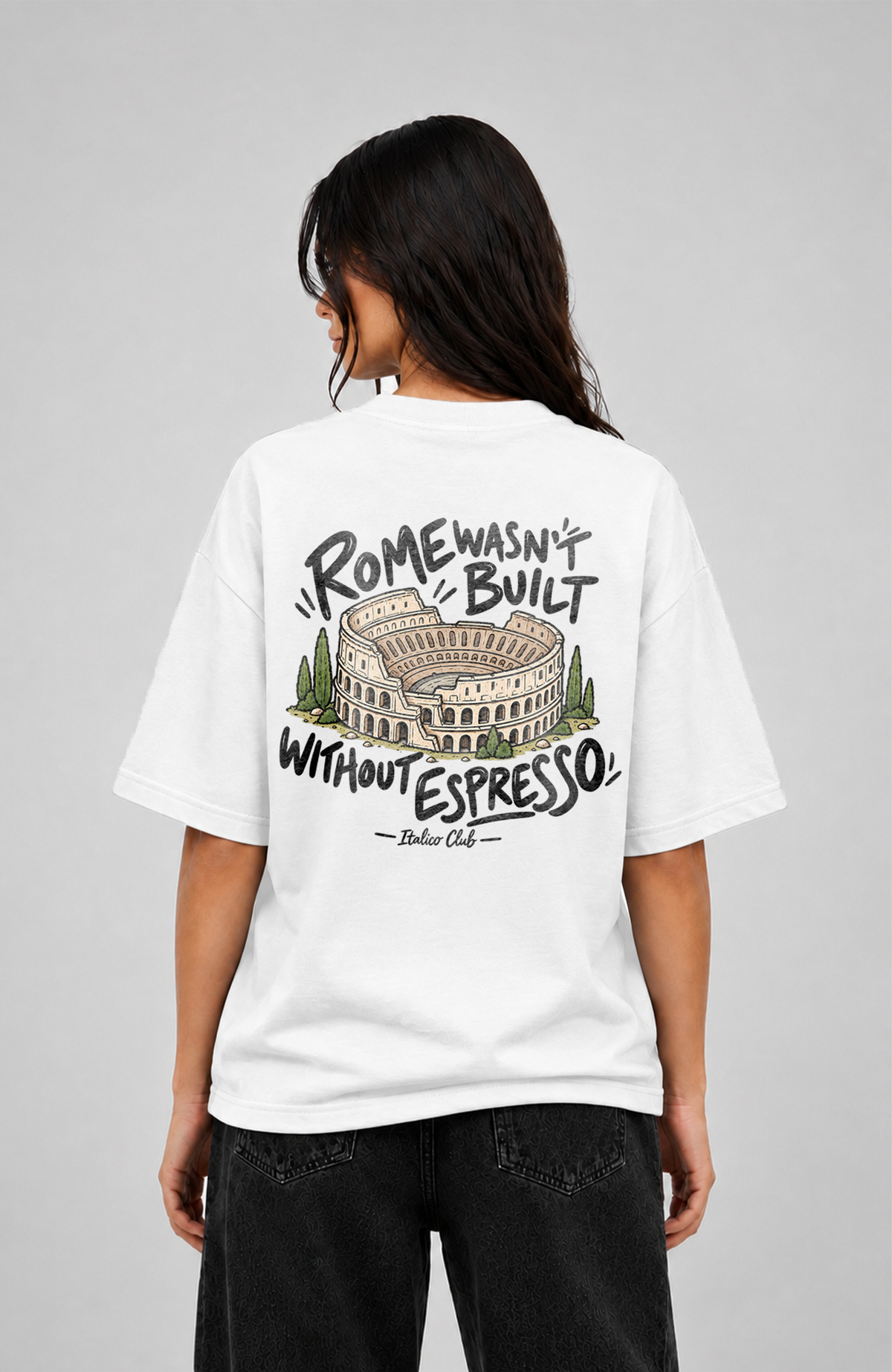Rome without Espresso Oversized shirt